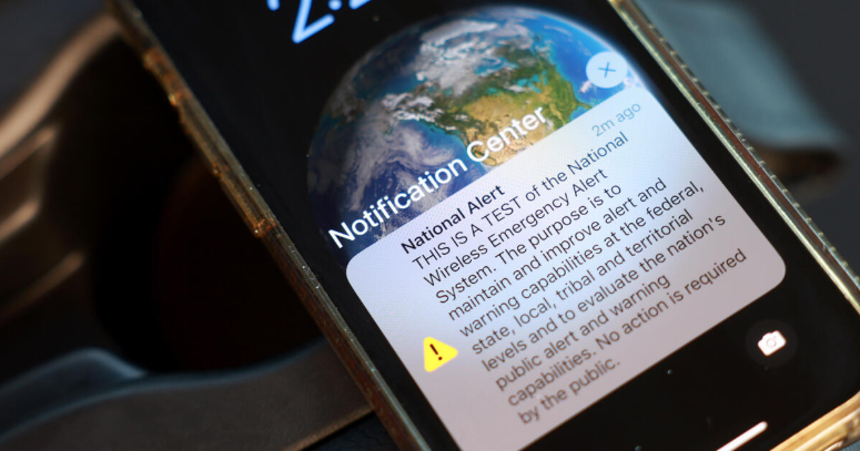 Early Warting on phone screen